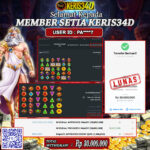 JACKPOT SLOT GACOR MAIN GATES OF OLYMPUS 1000 20 JUNI 2025